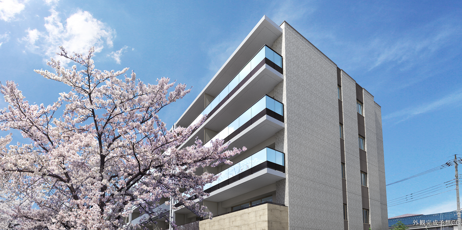 ヴィークコート蕨南町桜並木